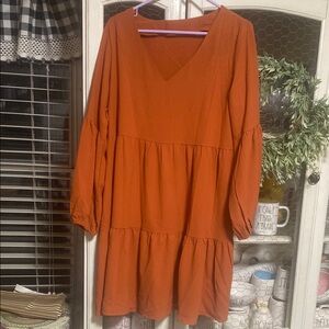Women's Orange Dress
